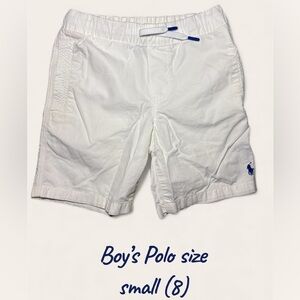 Polo by Ralph Lauren White Boys' Shorts